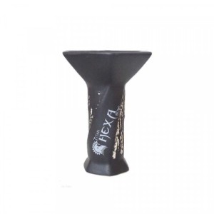 Чашка для кальяна Hexa Bowl - Black, serie: Rise