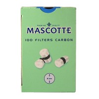 Фильтры сигаретные MASCOTTE Filters Carbon 8mm 100 шт
