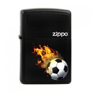 Зажигалка Zippo 28302 Soccer Black Matte Зажигалка Zippo 28302 Soccer Black Matte