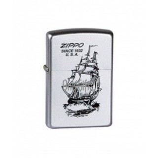 Зажигалка Zippo 205 Boat-Zippo Satin Chrome Зажигалка Zippo 205 Boat-Zippo Satin Chrome