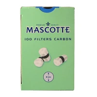 Фильтры сигаретные MASCOTTE Filters Carbon 8mm 100 шт