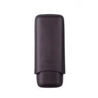 Чехол P and A на 2 сигары Cohiba Beike 56 (диаметром до 24 мм), кожа, коричневый