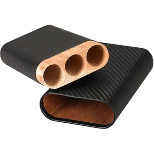 Чехол для трех сигар Black Label 3 Finger Cigar Case