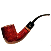 Трубка Lorenzetti briar (9 мм) Dark Brown в фирменном боксе с кисетом мод.09