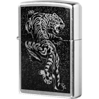 Зажигалка Zippo 207 Tigre Satin Chrome